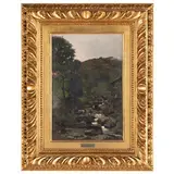 Lorenzo Delleani, Pollone, 1840 ; Torino, 1908 / Torrente Oremo / Datato 8 9 85 in basso a destra