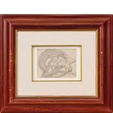Giovanni Battista Crema, Ferrara, 1883 ; Roma, 1964 / Drago che cattura una fanciulla / Firmato G B Crema in basso a destra