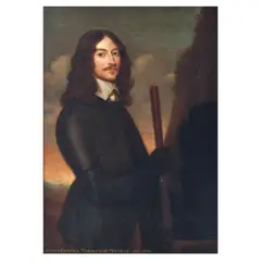 Gerrit van Honthorst, Portrait of James Graham, 1st Marquess of Montrose (1612-1650), three-quarter length, in armour, holding a baton, oil on canvas