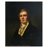 Sir Henry Raeburn Ra, Portrait of a gentleman, said to be John Shaw Stewart of Ardgown (1793-1840), bust length, in a dark coat and yellow waistcoat, oil on canvas