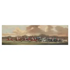 Clifton Tomson, The St Leger Stakes on Doncaster Course, oil on canvas