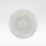René Lalique, 'Roscoff', charger, designed 1932, Opalescent glass, decorated with radiating fish against a moulded ground of high relief bubbles