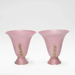 Barovier, and Toso, circa 1950, Blown pink glass