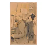 Frédéric-Auguste Cazals, Salon des cent/7éme Exposition, 1894, Lithograph in colors on wove paper, before lettering