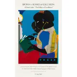 Romare Bearden, The Lamp (Brown V Board of Education), 1984, Offset lithographic poster in colors on wove paper, (there was also a lithograph signed and numbered edition of 100)