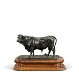 Pierre-Jules Mêne, bronze model of a bull, Taureau Normande, bronze