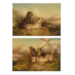 The Lucky Escape; Not So Lucky by Paul Jones, oil on panel, sold Jun 2026