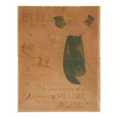 Henri de Toulouse-Lautrec, Elles (portfolio cover) (Wittrock 155), 1896, Color lithograph