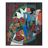 Sam Stetson, A Cubist Still Life, oil on canvas