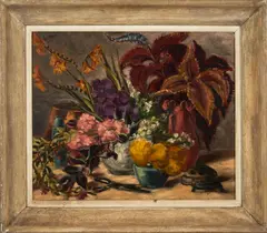 Ben, Flower Arrangement, 1941, oil on canvas