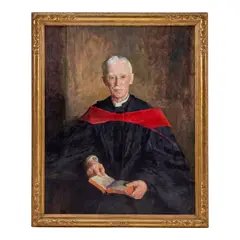 Marie Danforth Page, Portrait of Edward Stapes Drown, 1929, oil on canvas mounted on board