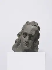 Bernhard Hoetger, Engelskopf, 1926, Bronze mit dunkelgrauer Patina