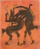 Norbert Schwontkowski, STUTENBISS (BURLESKE), 2007, Öl auf Leinwand