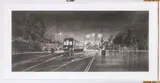 Hans Op de Beeck, Film Noir (Tram), 2009, Aquarell auf Arches-Velin