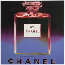 Andy Warhol, Chanel (Ads portfolio), 1985, Color screenprint on Lenox Museum Board