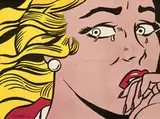 Roy Lichtenstein, Crying Girl, 1963, Offset lithograph on lightweight, off-white wove paper