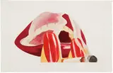 Tom Wesselmann, Study for Smoker #26, 1977, Pencil and thinned liquitex on 100% rag paper