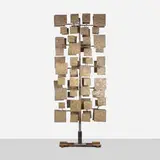 Untitled (Monumental Multi-Plane Construction) from the First National Bank of Miami by Harry Bertoia, 1958, melt-coated brass over steel, sold Apr 2022