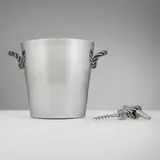 Hermès, Cordage champagne bucket and corkscrew set