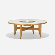 planter coffee table, model 4757 by George Nelson & Associates, 1946, lacquered wood, laminate, glass, sold Feb 2016