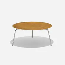 Charles and Ray Eames, early CTM, 1946, ash plywood, chrome-plated steel, rubber