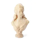Probably Continental, 20th century, by Alabaster Bust of a Woman, sold Feb 2026
