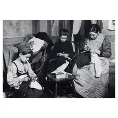 Lewis Hine, Garment Workers, c. 1912, Gelatin silver print; mounted