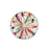 Antique Crown Paperweight, mid-19th century, unsigned, ht. 1 3/4, dia. 2 1/2 in.
