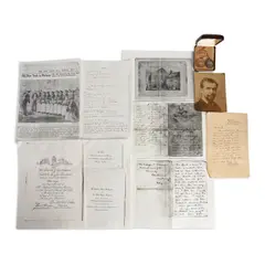 First and Second Place Medals, Issued by the Art Department of Adelphi Academy (est. 1863), Brooklyn, New York, to Charles A. Burlingame (1860-1930), 1887-90.