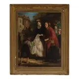 Jerry Barrett, Three Generations, oil on canvas