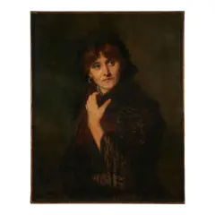 Thérèse Schwartze, Portrait of a Lady in Black, oil on canvas