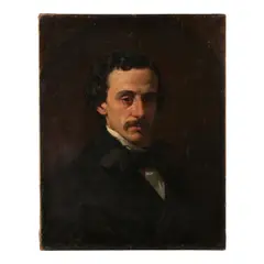 Domenico Morelli, Ritratto dell'Arch. Gaetano Bianchi (1819-1892), oil on canvas