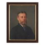 Armand Laroche, Portrait of a Man, possibly Louis-Frédéric Schützenberger (1825-1903), oil on panel