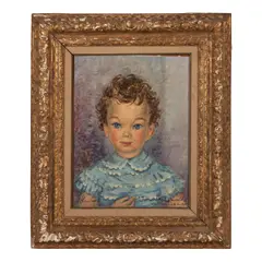 André Hambourg, Joanie, 22 Months, oil on canvas