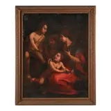 Andrea del Sarto, The Holy Family with Saint John the Baptist, oil on canvas