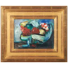 Hans Burkhardt, Still Life with Fruit, 1947, oil on canvas
