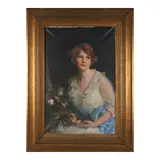 Philip de László, Portrait of Ellen Cox Ewing (1907-1931), oil on canvas