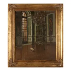 Leonard Campbell Taylor, The Intruder, circa 1910, oil on canvas