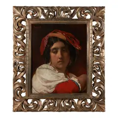 Léon Bonnat, L'Italienne, oil on canvas