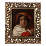 Léon Bonnat, L'Italienne, oil on canvas