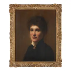 Solomon Joseph Solomon, Portrait of Henrietta Lowy Solomon (1864-1953), the Artist's Sister, oil on board