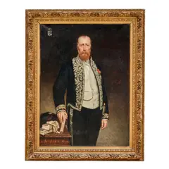 Pierre Dupuis, Portrait of a Man in an Embroidered Suit, oil on canvas