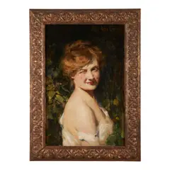 Léon Comerre, La Coquette, oil on canvas