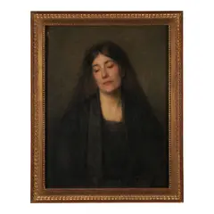 Julien Duvocelle, Veuve de Guerre (War Widow), oil on canvas