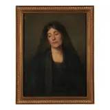 Julien Duvocelle, Veuve de Guerre (War Widow), oil on canvas