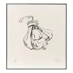 Claes Oldenburg, Double-Nose/Purse/Punching Bag/Ashtray (Axsom/Platzker 72, Gemini 259), 1970, Lithograph on wove paper