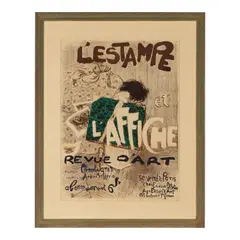 Pierre Bonnard, l'Estampe et l'Affiche (Roger-Marx 38, Bouvet 44), 1897, Lithograph in colors on wove paper linen-backed