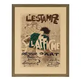 Pierre Bonnard, l'Estampe et l'Affiche (Roger-Marx 38, Bouvet 44), 1897, Lithograph in colors on wove paper linen-backed