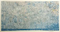 Mark Tobey, Scroll of Liberty, 1973, Lithograph in colors on japon paper