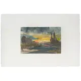 Gene Hackman, Landscapes, Portraits, and Still Life (A Group of 10), Monoprints on Rives BFK paper, unsigned